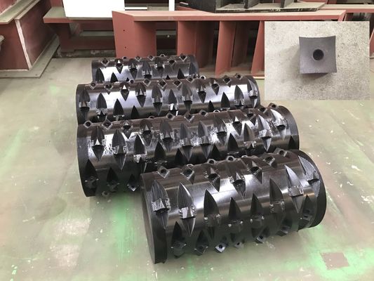 69pcs回転式刃2ton/H単一シャフトのシュレッダー機械