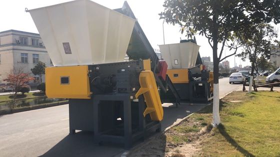 45kw 4pcsは刃繊維のプラスチック シュレッダー機械を修理した