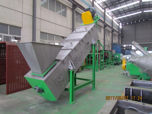 2000kg/HペットPE PPのHDPE LDPE LLDPEのプラスチック摩擦洗濯機