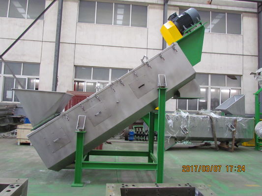 2000kg/HペットPE PPのHDPE LDPE LLDPEのプラスチック摩擦洗濯機